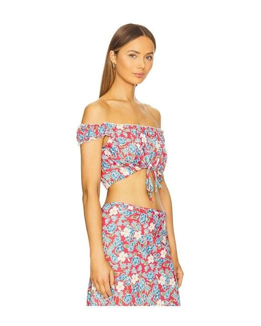 Bella Venice Red The Izzy Top