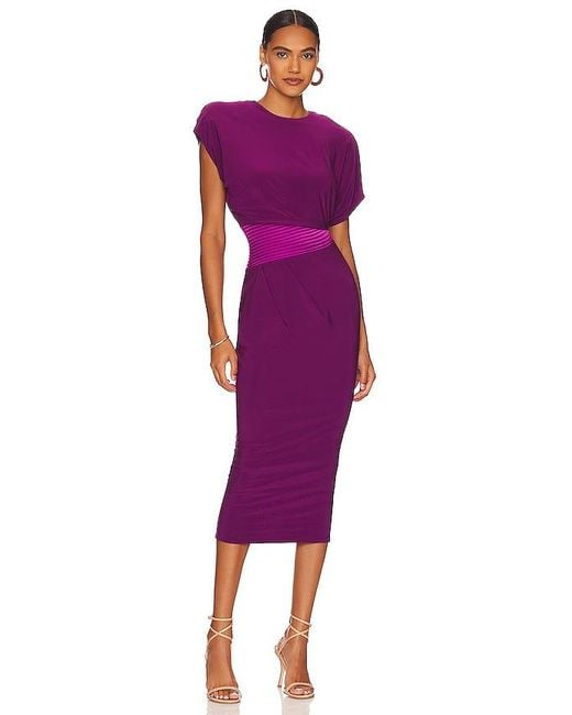 Zhivago Purple Bond Midi Dress