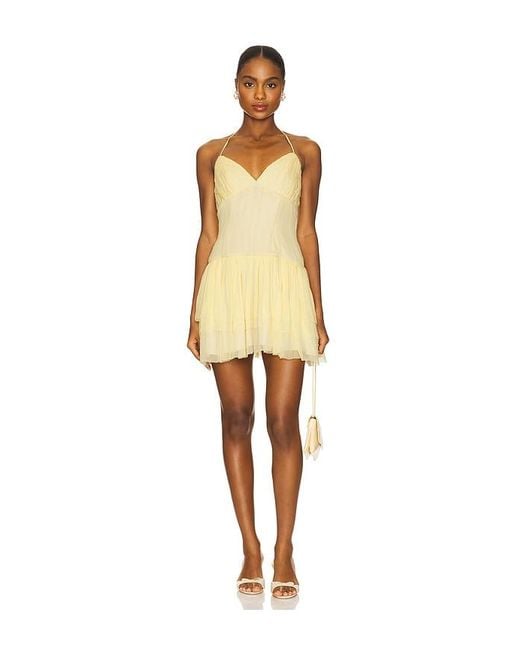 mariana mini dress Mariana Backless Mini Dress Brown / S