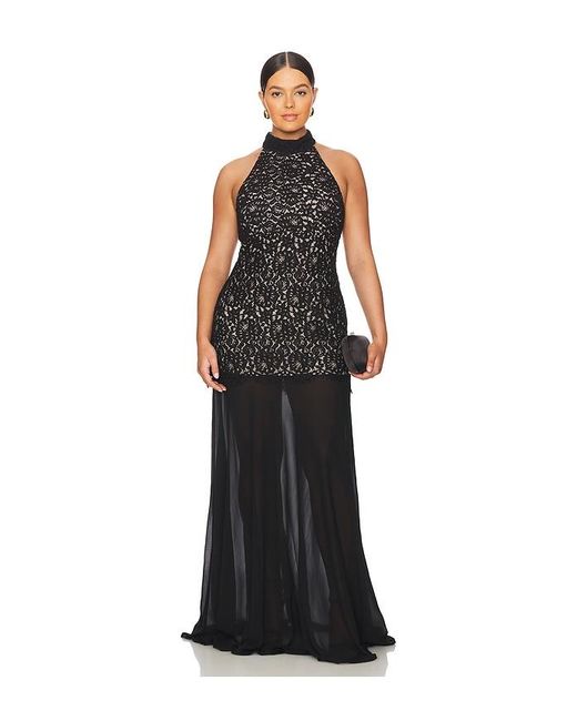L'academie Black Zelie Gown