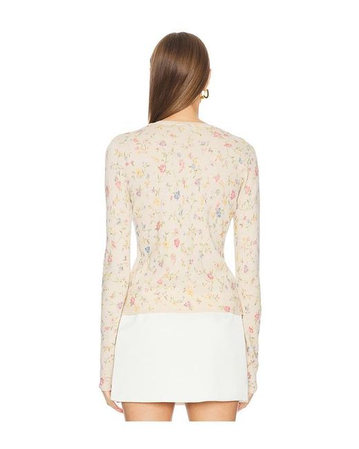 L'academie White Lyndsey Knit Cardigan
