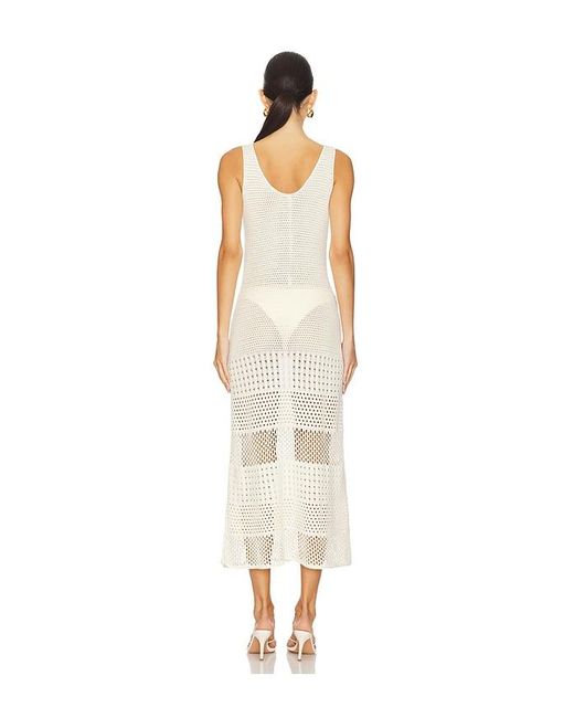 Escvdo White Ensenada Maxi Dress