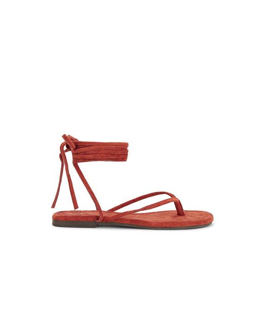 Seychelles Red Wander The World Sandal