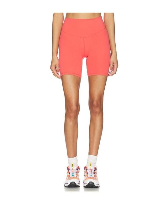 vuori Red All The Form Shorts 6
