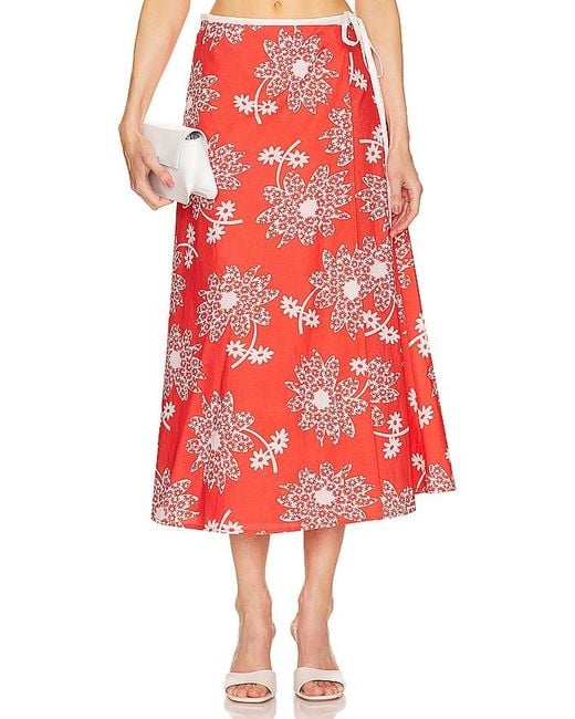 Ciao Lucia Red Tacci Skirt