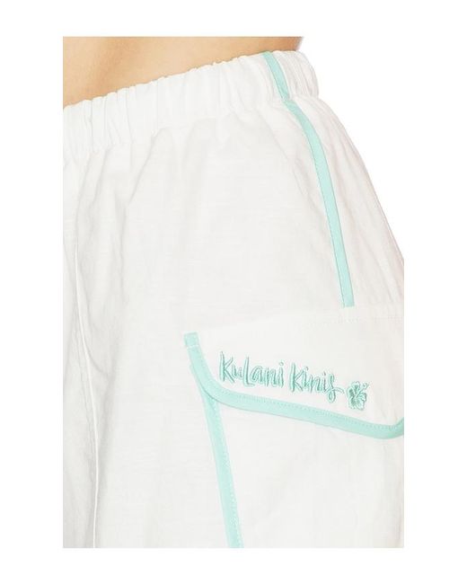Kulani Kinis White Essential Cargo Shorts