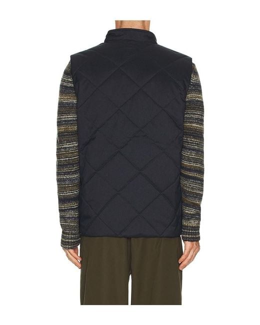 Barbour Blue City Harrington Quilted Gilet Vest for men