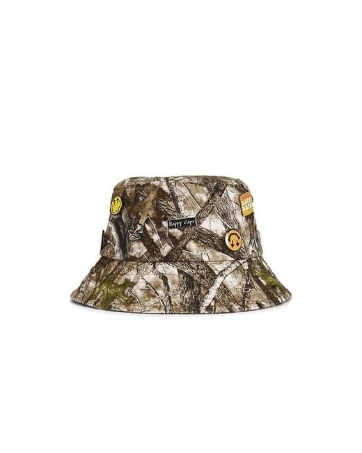 Happy Caps Natural Pin Bucket Hat