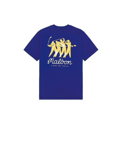 メンズ Malbon Golf Matisse Tシャツ Blue