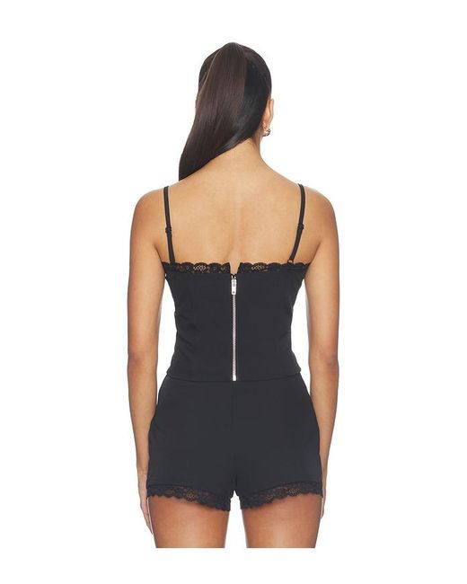 BY.DYLN Blue Onyx Corset Top