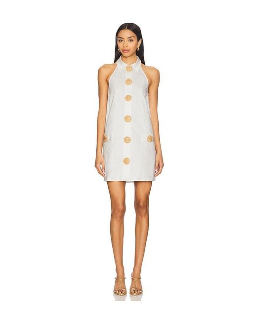 MY BEACHY SIDE White Amber Mini Dress