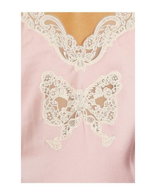 LoveShackFancy Pink Lomira Dress