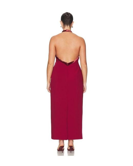 L'academie Red 'Academie Lali Maxi Dress