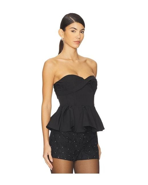 Astr Black Melia Top