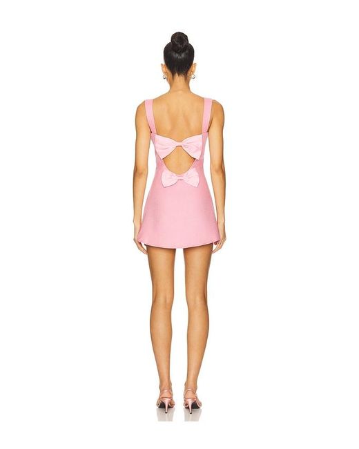 MORE TO COME Red Oriana Mini Dress