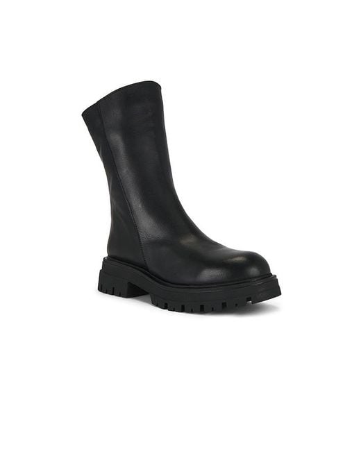 Steve Madden Black Lami Boot