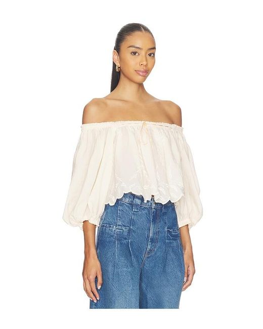 Free People Blue Bali Daydream Melody Top
