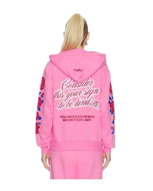 The Mayfair Group Pink Be Kind Classic Hoodie