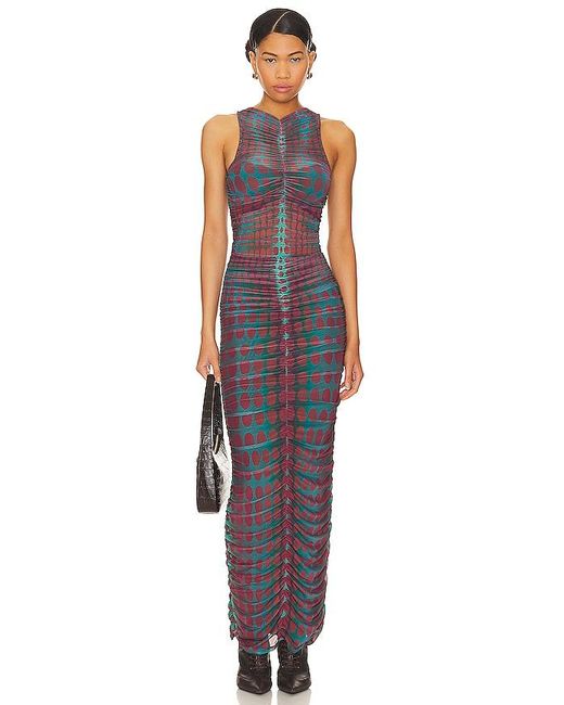 AFRM Blue Peyton Maxi Dress