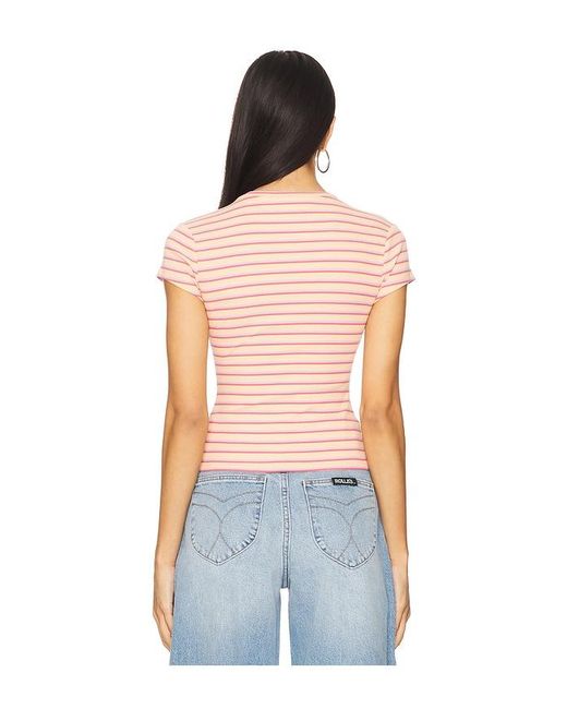 Lovers + Friends Blue Madelyn Tee