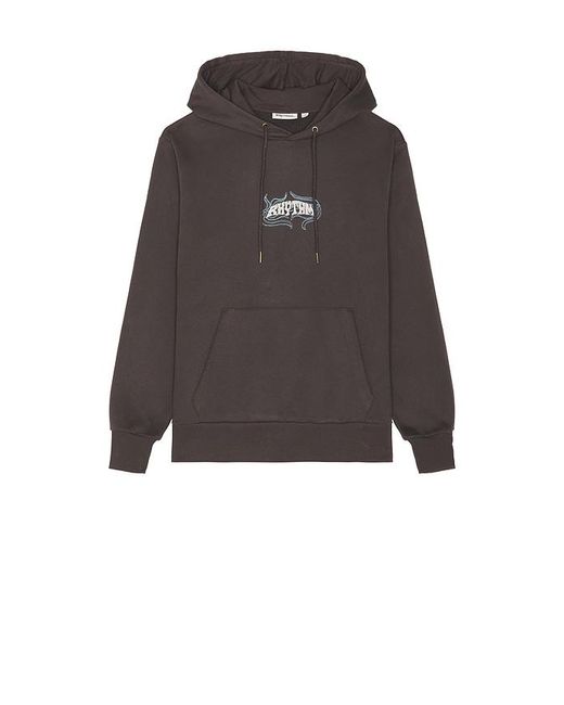 Rhythm Brown Dos Soles Fleece Hoodie for men