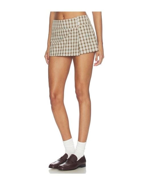 Sandy Liang Brown Pomme Skort