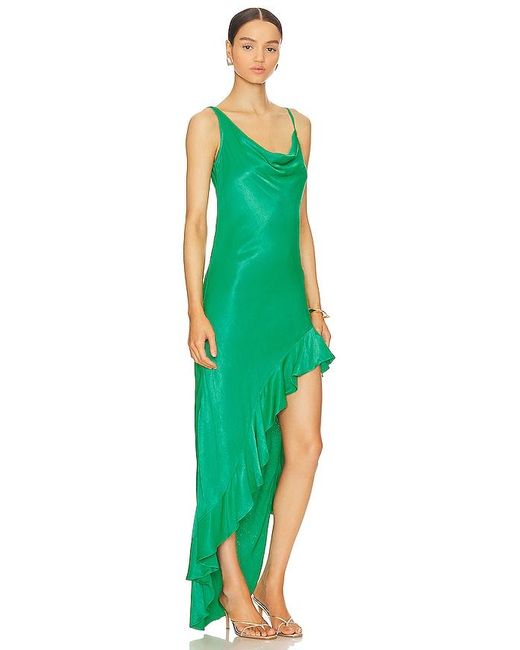 Karina Grimaldi Green Azalea Midi Dress