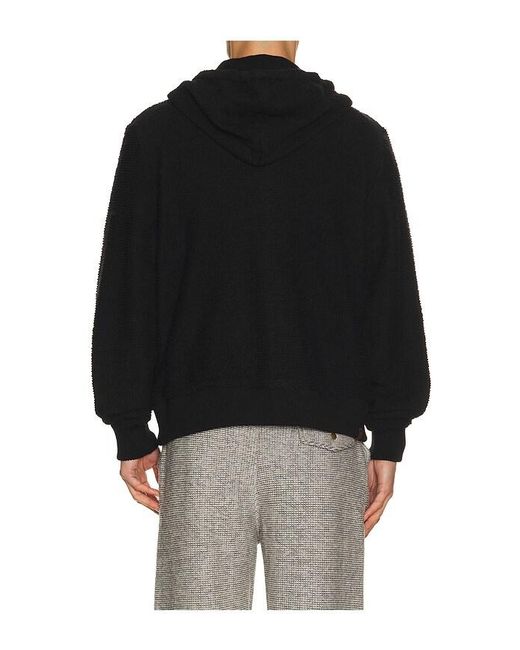 Isa Boulder Black Node Zip-Up Jacket for men