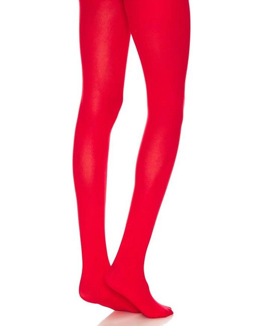 petit moments Red Solid Tights