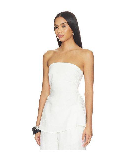 Faithfull The Brand White Solmar Top