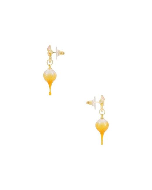 OTTOLINGER Metallic Bow Pearl Earring