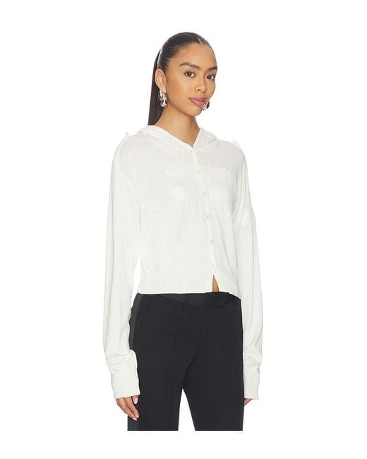 Nii HAI White Button Up Cardigan
