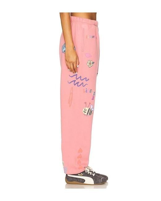 The Mayfair Group Somebody Loves You スウェットパンツ Pink