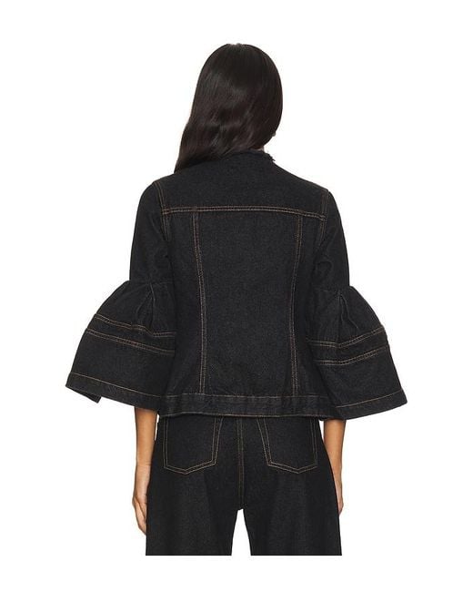 Marques'Almeida Black Denim Jacket
