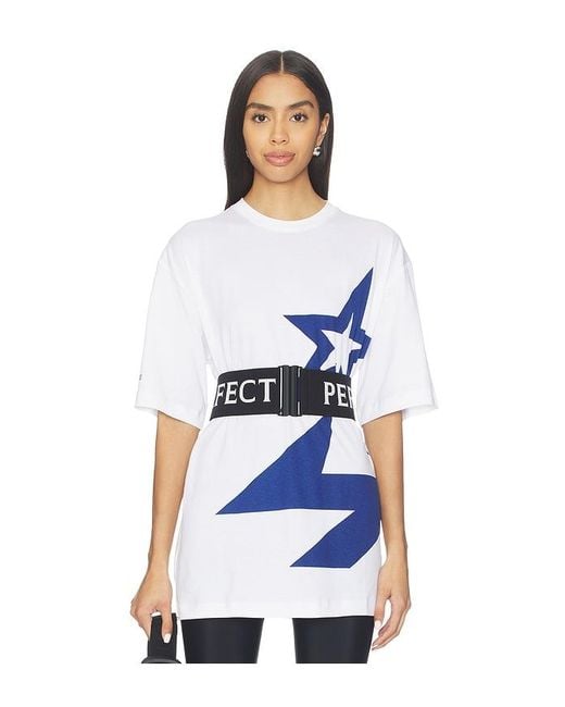Perfect Moment White Oversized Logo Tshirt