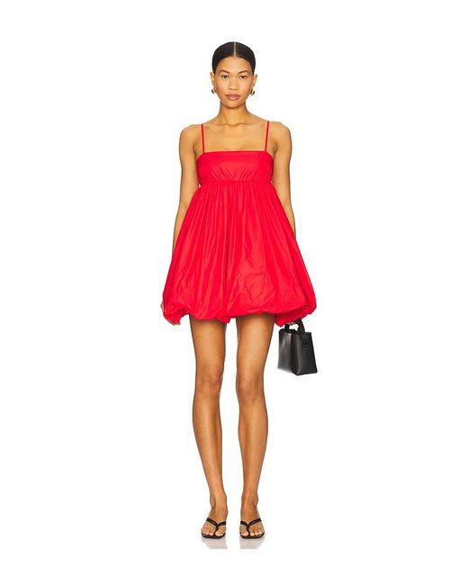 Vestido Charlotte En Color Rojo Talla En Solid & Striped de color Red