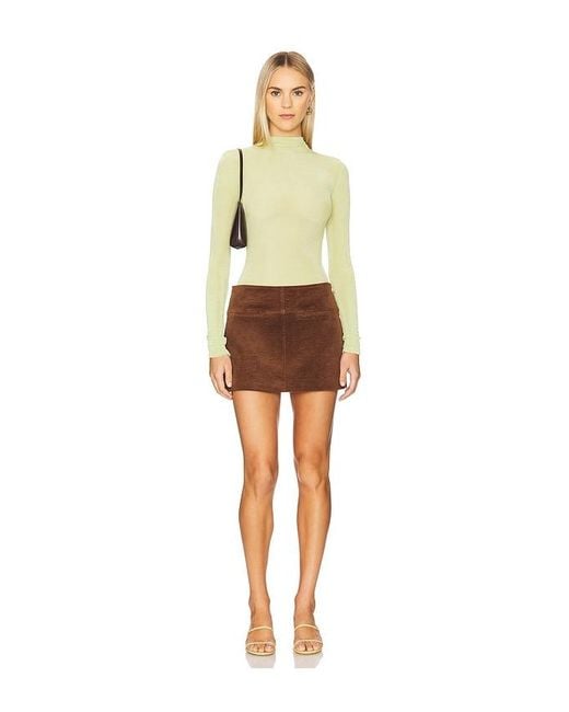 Simon Miller Brown Twiggy Corduroy Mini Skirt