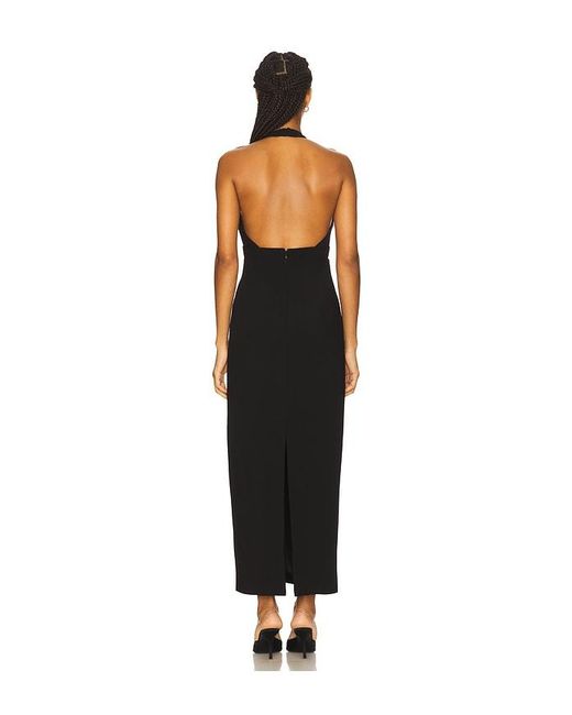 Lovers + Friends Black Saya Maxi Dress