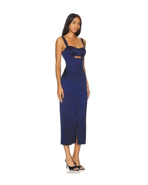 Nicholas Blue Gia Corset Midi Dress