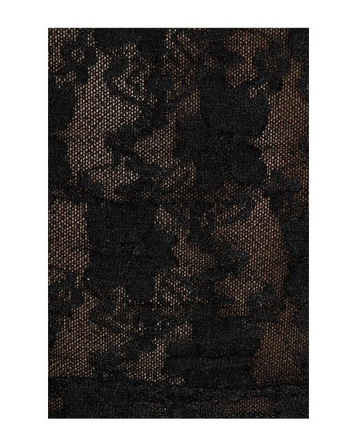 Lovers + Friends Black Gwen Lace Top