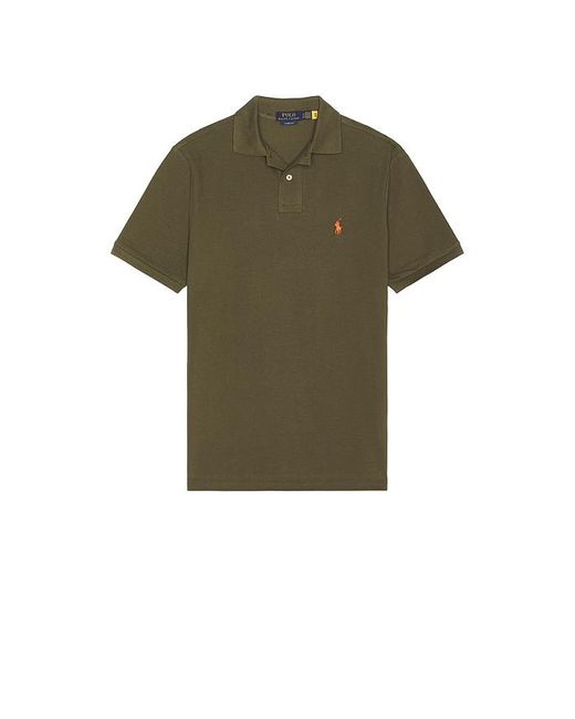 Polo Ralph Lauren Green Mesh Short Sleeve Polo for men