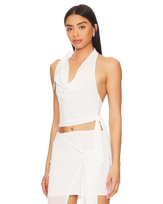 Lovers + Friends White Marci Top