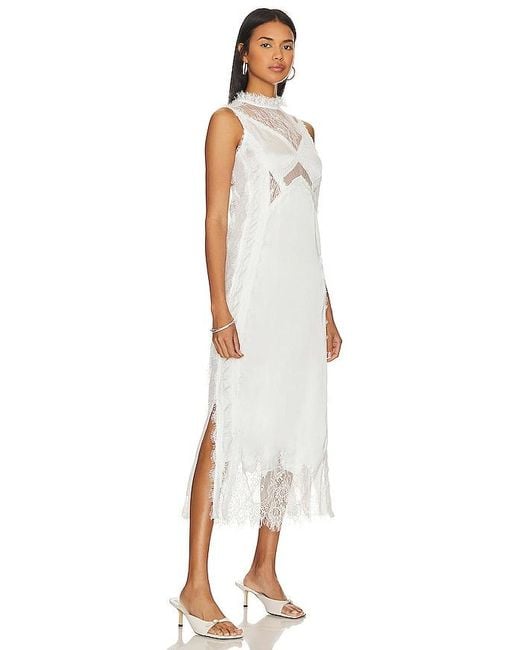 AllSaints White Mila Dress