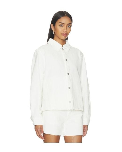 Still Here White Coach Jacket