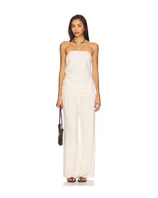 SNDY'S White Lyra Pant
