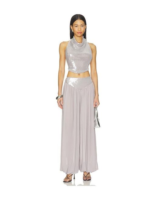retroféte Multicolor Pyna Sequin Top