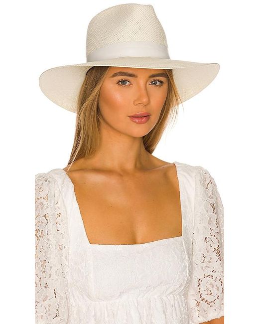 Janessa Leone White Hamilton Hat
