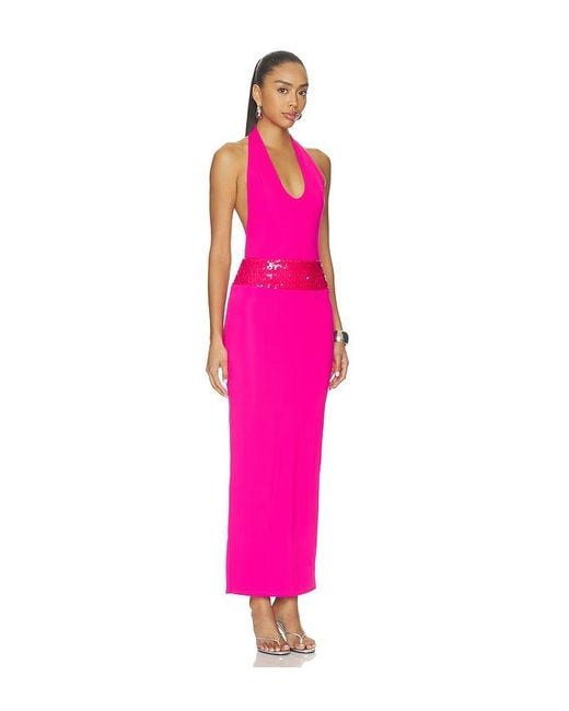 superdown Pink Taliah Maxi Dress