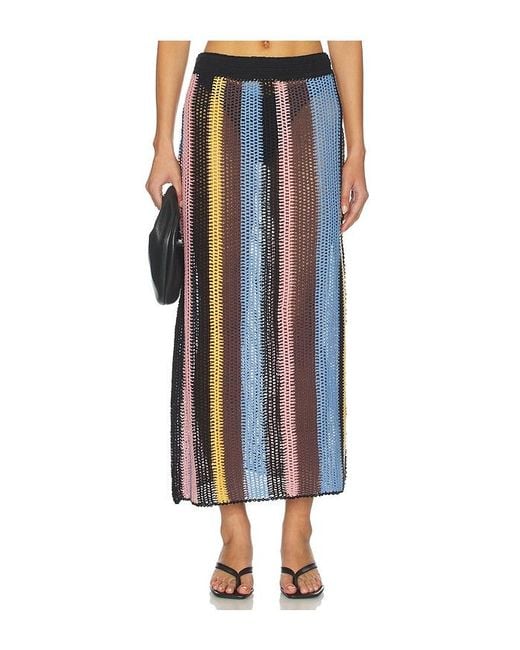 Agua Bendita Blue Cyprus Skirt