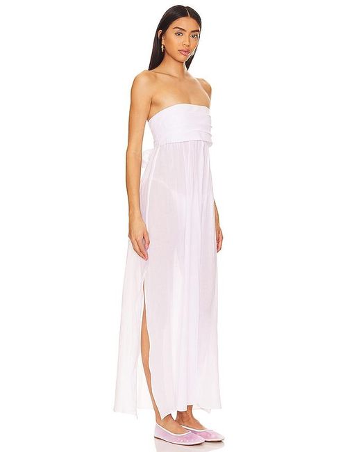 ViX White Davina Long Cover Up Dress